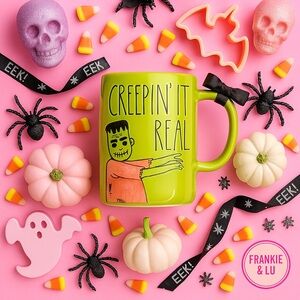Rae Dunn Creepin It Real Mug NWT